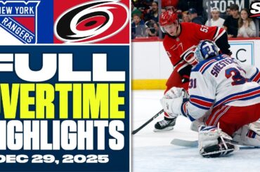 New York Rangers at Carolina Hurricanes | FULL Overtime Highlights - December 29, 2025