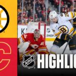 Bruins vs. Flames | NHL Highlights | December 29, 2025