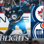 Winnipeg Jets vs. Edmonton Oilers - Game Highlights