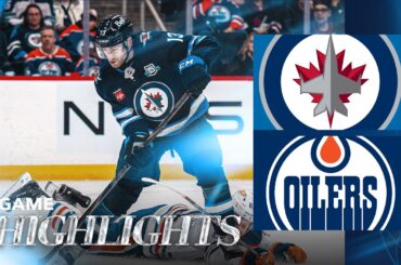 Winnipeg Jets vs. Edmonton Oilers - Game Highlights