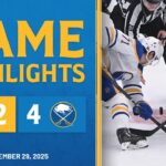Game Highlights: Sabres 4, Blues 2