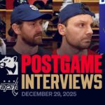 "When that crowd pops, you feel it in your gut" | Postgame Reaction vs Capitals | 12.29.25