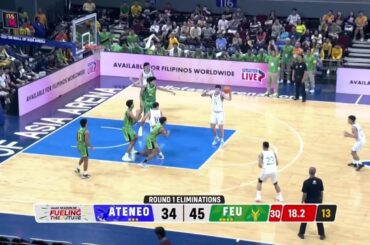 Nieto drills triple as the shot clock expires | UAAP Season 86 Men's Basketball