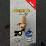 Cujo’s NHL Fetch | Philadelphia Flyers vs Vancouver Canucks 🐕 NHL Hockey