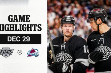 HIGHLIGHTS: LA Kings at Colorado Avalanche | 12.29.25