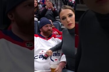 NHL Reporter Snaps Back - Capital One Arena #nhl #nhlhighlights #washingtoncapitals #funnyshorts