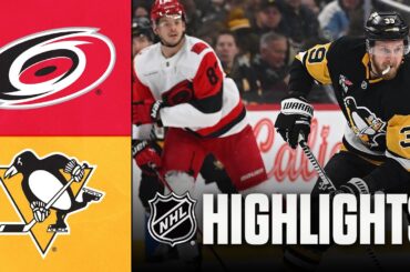 Hurricanes vs. Penguins | NHL Highlights | December 30, 2025
