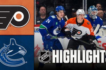 Flyers vs. Canucks | NHL Highlights | December 30, 2025