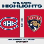 NHL Highlights | Canadiens vs. Panthers - December 30, 2025