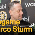 Marco Sturm talks ahead of Bruins vs. Flames