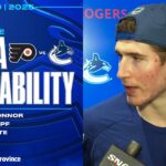 Drew O'Connor, David Kämpf & Adam Foote Post-Game Media | Canucks vs. Flyers (Dec 30, 2025)