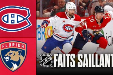 Canadiens vs Panthers 30/12/25 | Faits saillants