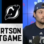 Nicholas Robertson | Post Game vs New Jersey Devils | December 30, 2025