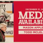 Mason Appleton, Todd McLellan Morning Skate Media | Dec 31, 2025