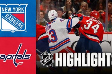 Rangers vs. Capitals | NHL Highlights | December 31, 2025
