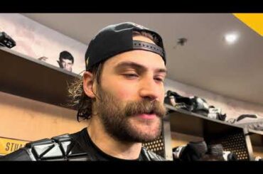 Stuart Skinner on first win as a Penguin