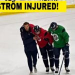Isac Lundeström Injured in CBJ Practice: Left Leg Scare December 2025 | Blue Jackets News