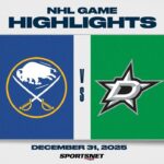 NHL Highlights | Sabres vs. Stars - December 31, 2025