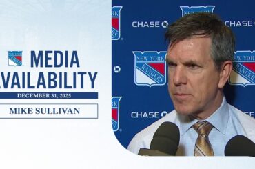 NYR at WSH: Mike Sullivan Postgame Media Availability | Dec. 31 2025