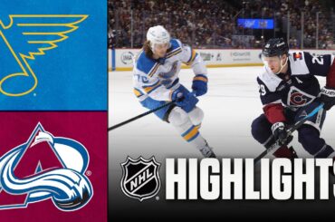Blues vs. Avalanche | NHL Highlights | December 31, 2025