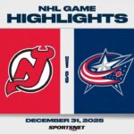 NHL Highlights | Devils vs. Blue Jackets - December 31, 2025
