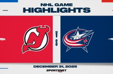 NHL Highlights | Devils vs. Blue Jackets - December 31, 2025