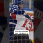 Matthew Knies and Nico Hischier Drop The Mitts! 🥊