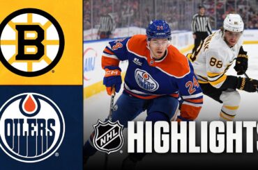 Bruins vs. Oilers | NHL Highlights | December 31, 2025