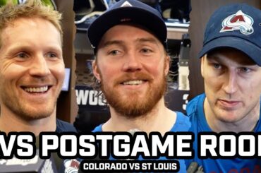 Nathan MacKinnon & Avs HAPPY After INSANE 4 Goal Start in 6-1 WIN vs Blues For 15th Straight At Home