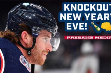 NEW YEAR'S EVE at NATIONWIDE ARENA! 🍾👊 Blue Jackets Close Out 2025 vs. the Devils! | Pregame Media