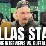 Thomas Harley, Roope Hintz, Mavrik Bourque & Glen Gulutzan Recap Dallas Stars Loss vs. Buffalo