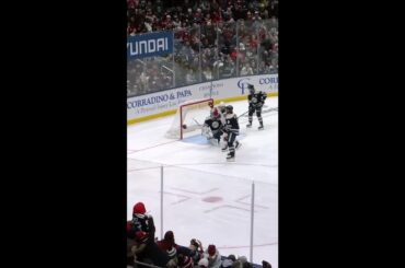 Luke Hughes with a Short Goal vs. Columbus Blue Jackets