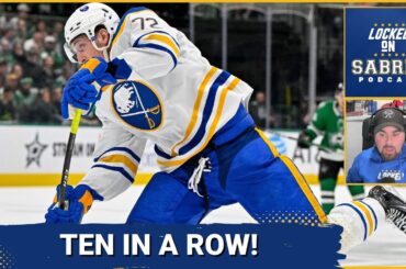 Tage Thompson carries Buffalo Sabres to their tenth win in a row against the Dallas Stars!