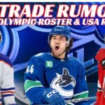 NHL Trade Rumours - Oilers, Canucks, Devils, USA Olympic Rumours, Tanev & Joshua Out Long Term