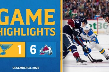 Game Highlights: Avalanche 6, Blues 1