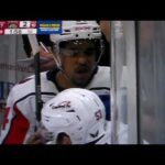 Panthers' Seth Jones draws blood from Capitals' Justin Sourdif with high stick; 4 min high sticking