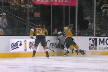 Tomas Hertl Game Misconduct Against Ryan Hartman For Boarding