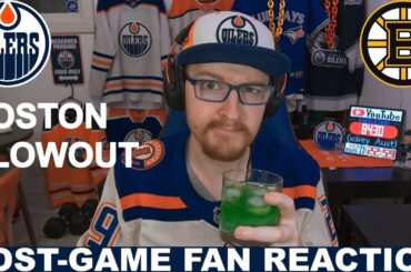 NEW YEAR'S BLOWOUT! | Post-Game Fan Reaction: Oilers vs Bruins