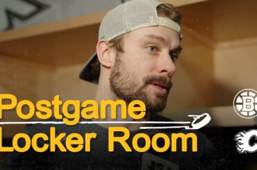 Peeke, Aspirot, and Kuraly speak with the media following 2-1 OTL @CGY