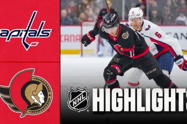 Capitals vs. Senators | NHL Highlights | January 01, 2026