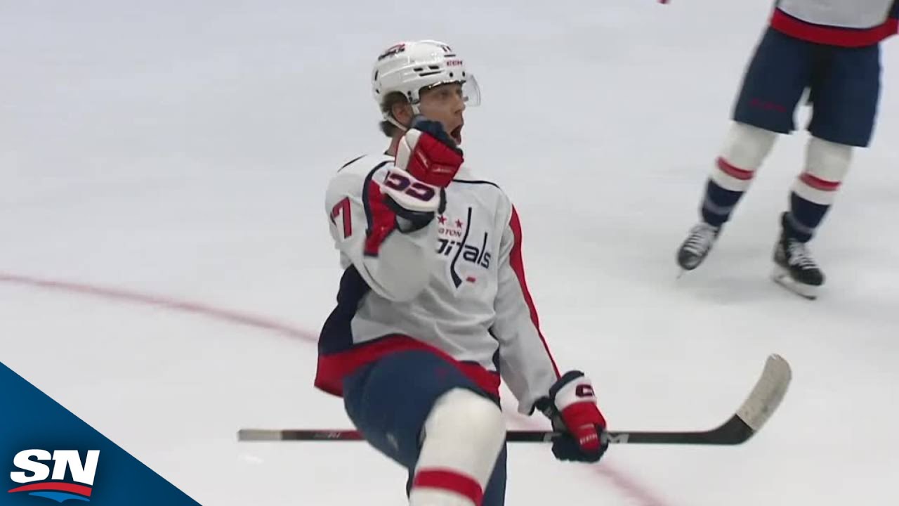Capitals' Dylan Strome Goes Bar Down For Power-Play Goal Vs. Senators