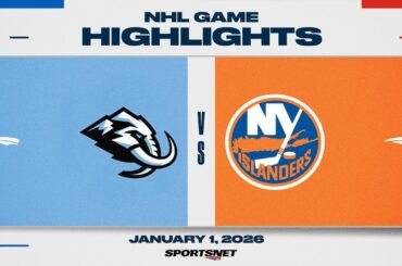 NHL Highlights | Mammoth vs. Islanders - January 1, 2026