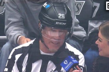 Will Ferrell Wears a Full Referee Uniform at an LA Kings Game