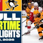 Detroit Red Wings at Pittsburgh Penguins | FULL Overtime Highlights - January 1, 2026