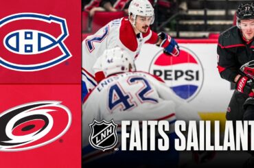 Canadiens vs Hurricanes | 01/01/26 | Faits saillants
