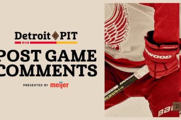 Dylan Larkin, Alex DeBrincat, Todd McLellan Post Game @ PIT | Jan. 1, 2026