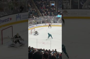 Celebrini scores his shoot out opportunity against the Wild to end 2025. Let’s go sharks! #sjsharks