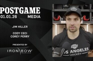 MEDIA: Cody Ceci, Corey Perry, and Jim Hiller | 01.01.26 Postgame vs TBL