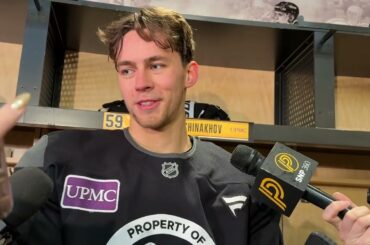 Yegor Chinakhov reacts to Penguins trade; ready for debut