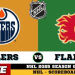 🔴LIVE : Edmonton Oilers Vs Calgary Flames | NHL 2025 | NHL Live SCOREBOARD | Dec 28 2025